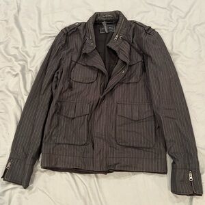 Black zip up jacket sz L